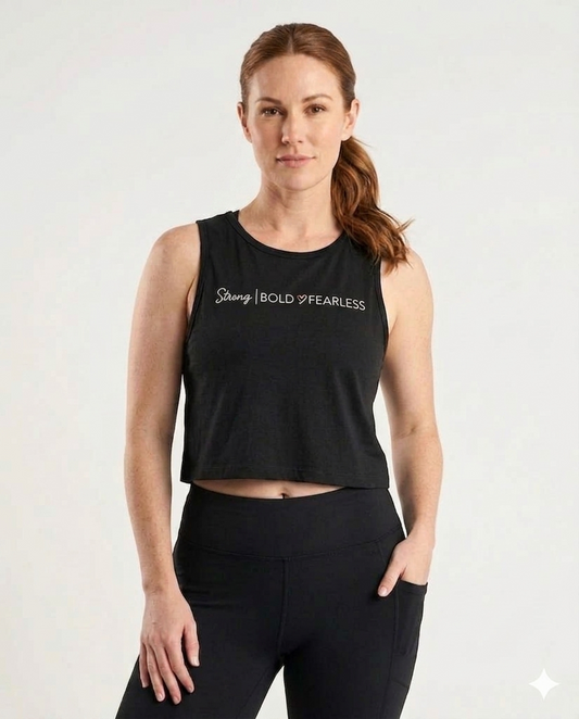 Fearless Womens Active Crop Tank