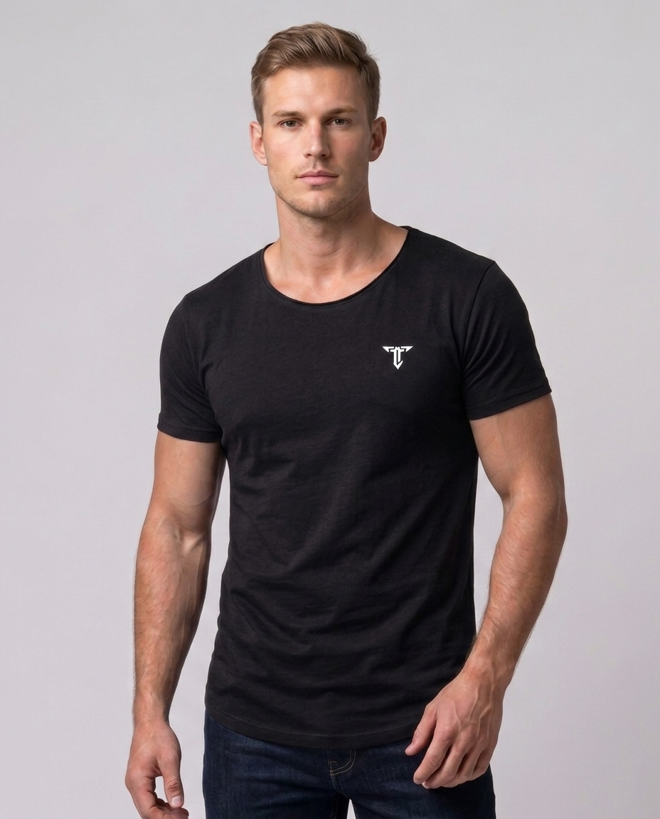 Timeless Jersey Curved Hem Tee