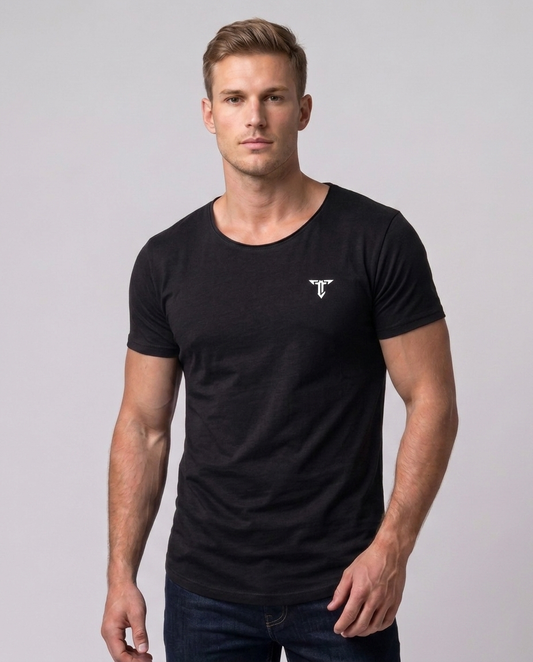 Timeless Jersey Curved Hem Tee