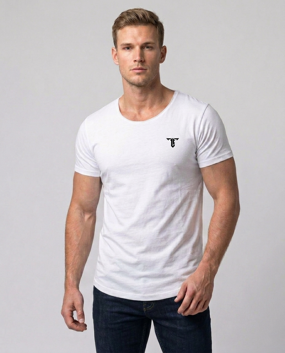 Timeless Jersey Curved Hem Tee